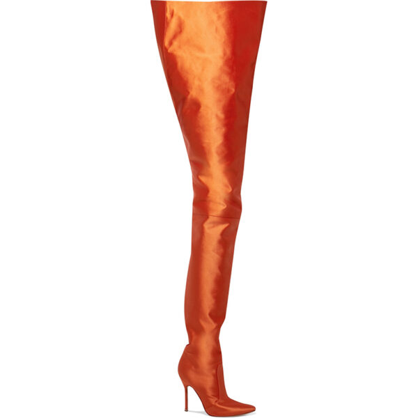 Step Up Your Style Game Pointed Toe Slip-On Stiletto Boots - Image 6